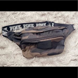 Victoria’s Secret PINK Camo Oversized Fanny pack waist bag